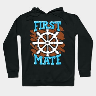 Boating Boat First Mate Gift Hoodie